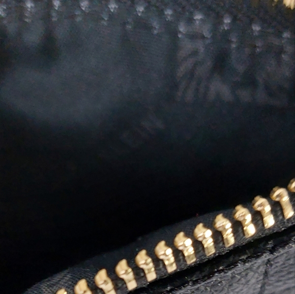 Anne Klein Black Quilted Pouch - Picture 3 of 5